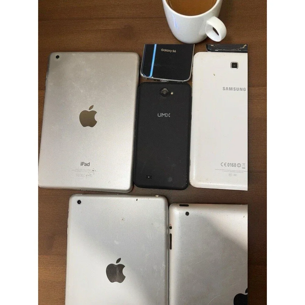 Lot of 12 iPhone iPad Samsung TCL Plus Phones & Tablets Parts